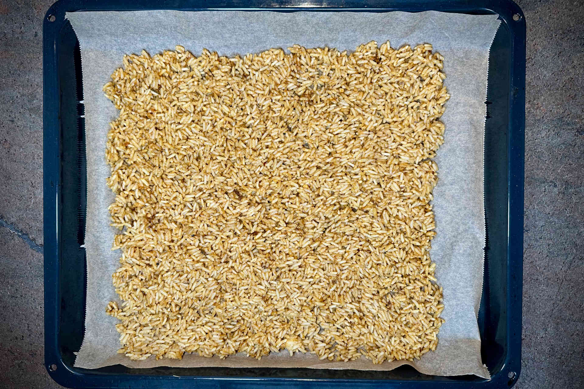Crispy Reis aus dem Ofen – Bild 1