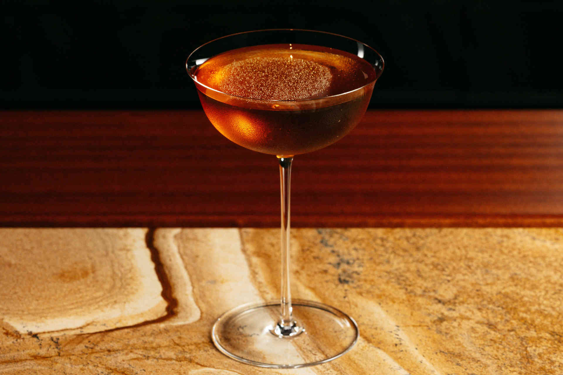 When olive meets Metaxa: Signature cocktail Sarmatini