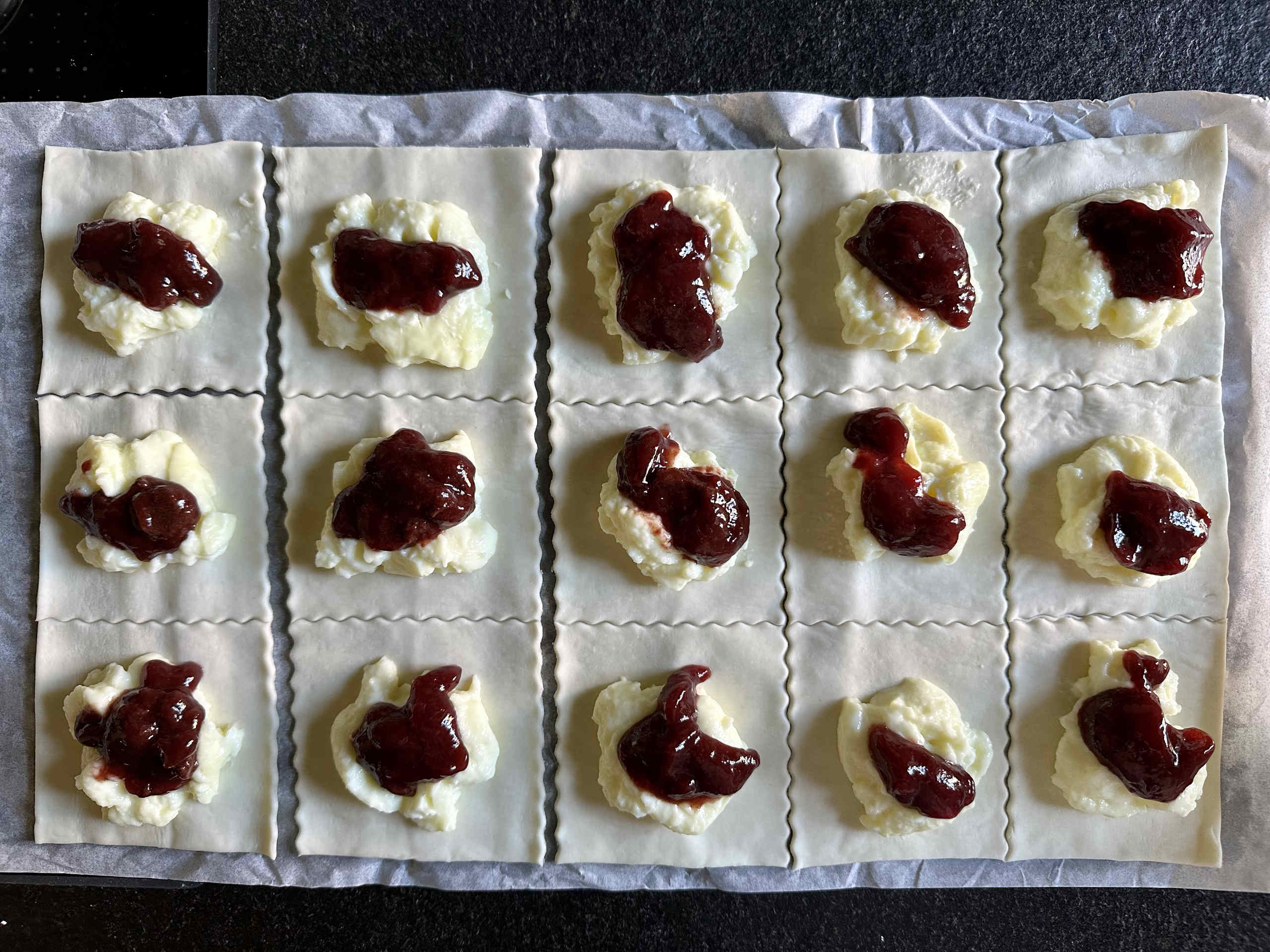 Puff Pastry with pudding – image 5