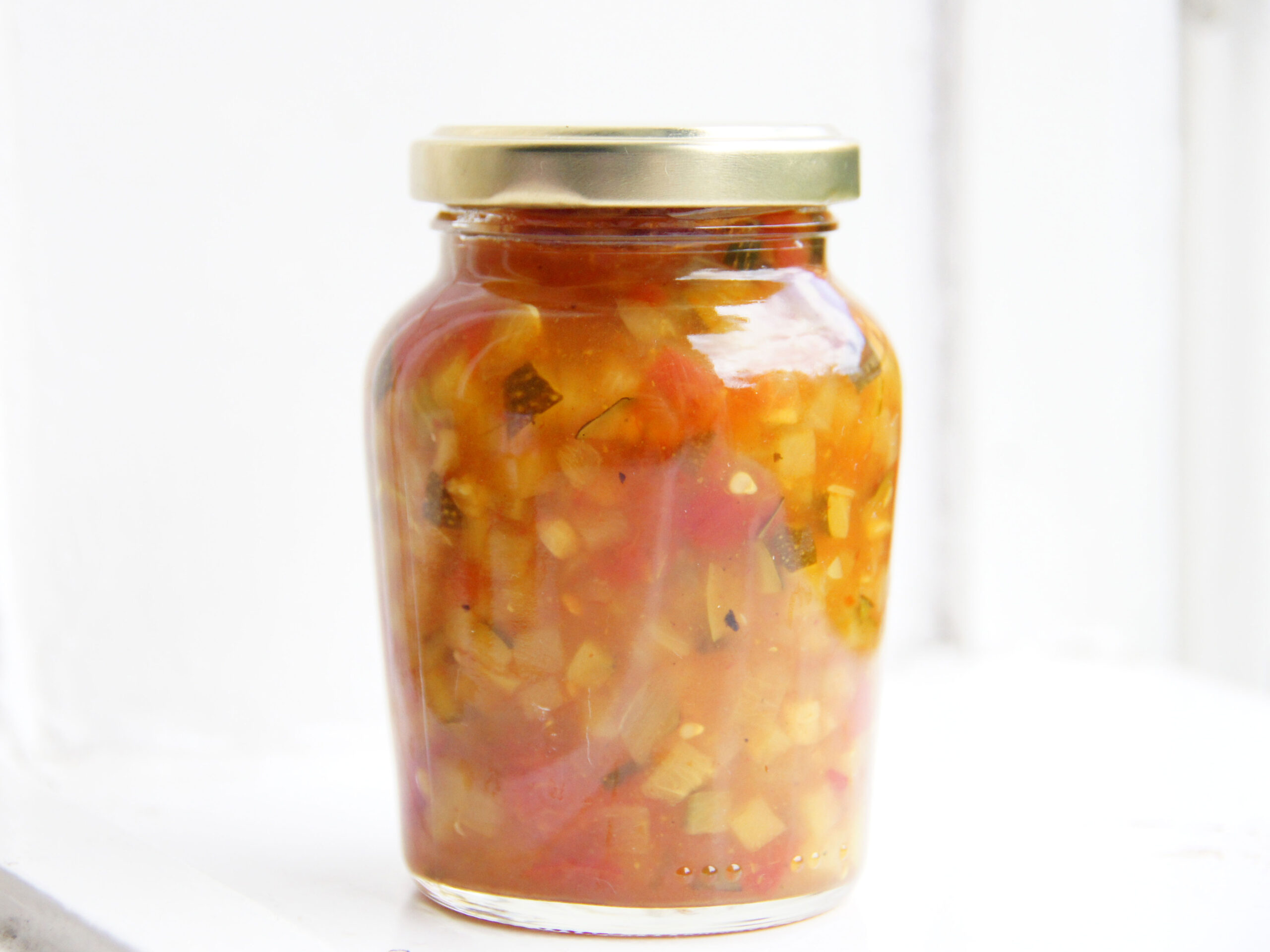 Zucchini tomato chutney