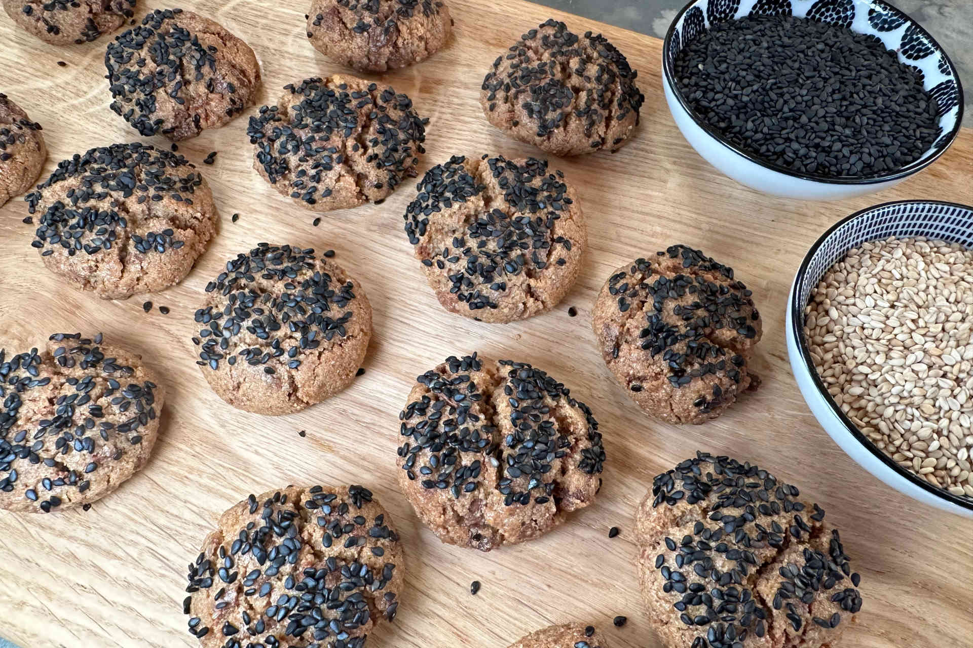 Tahini-Schoko-Cookies: Soft, chewy & unwiderstehlich