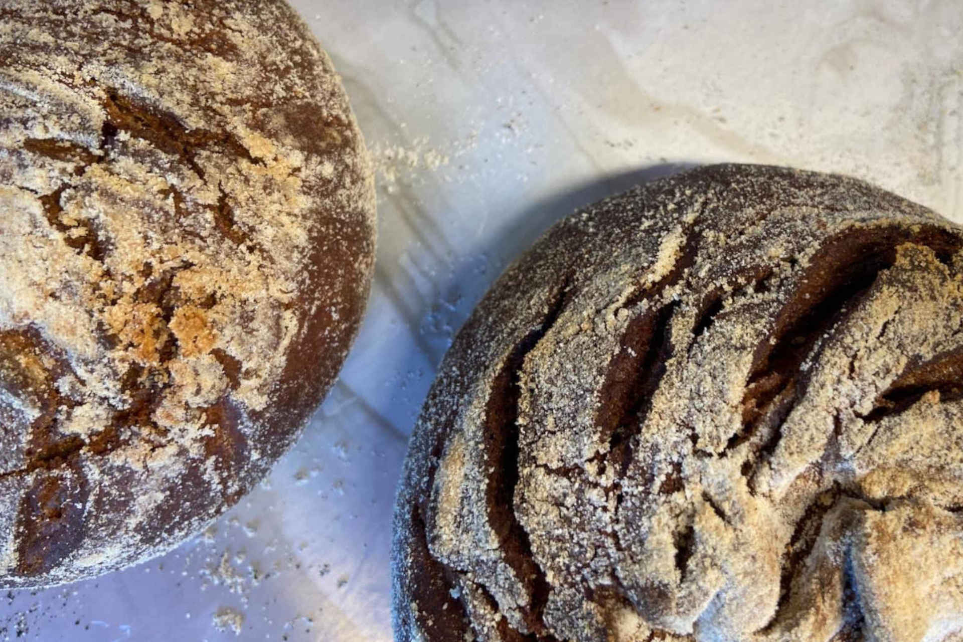Sourdough bread with stale bread and spices