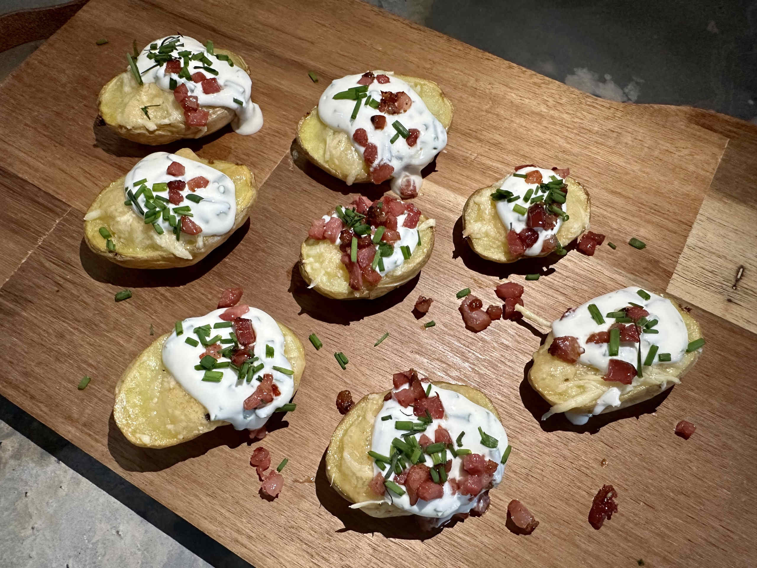 Baked potatoes