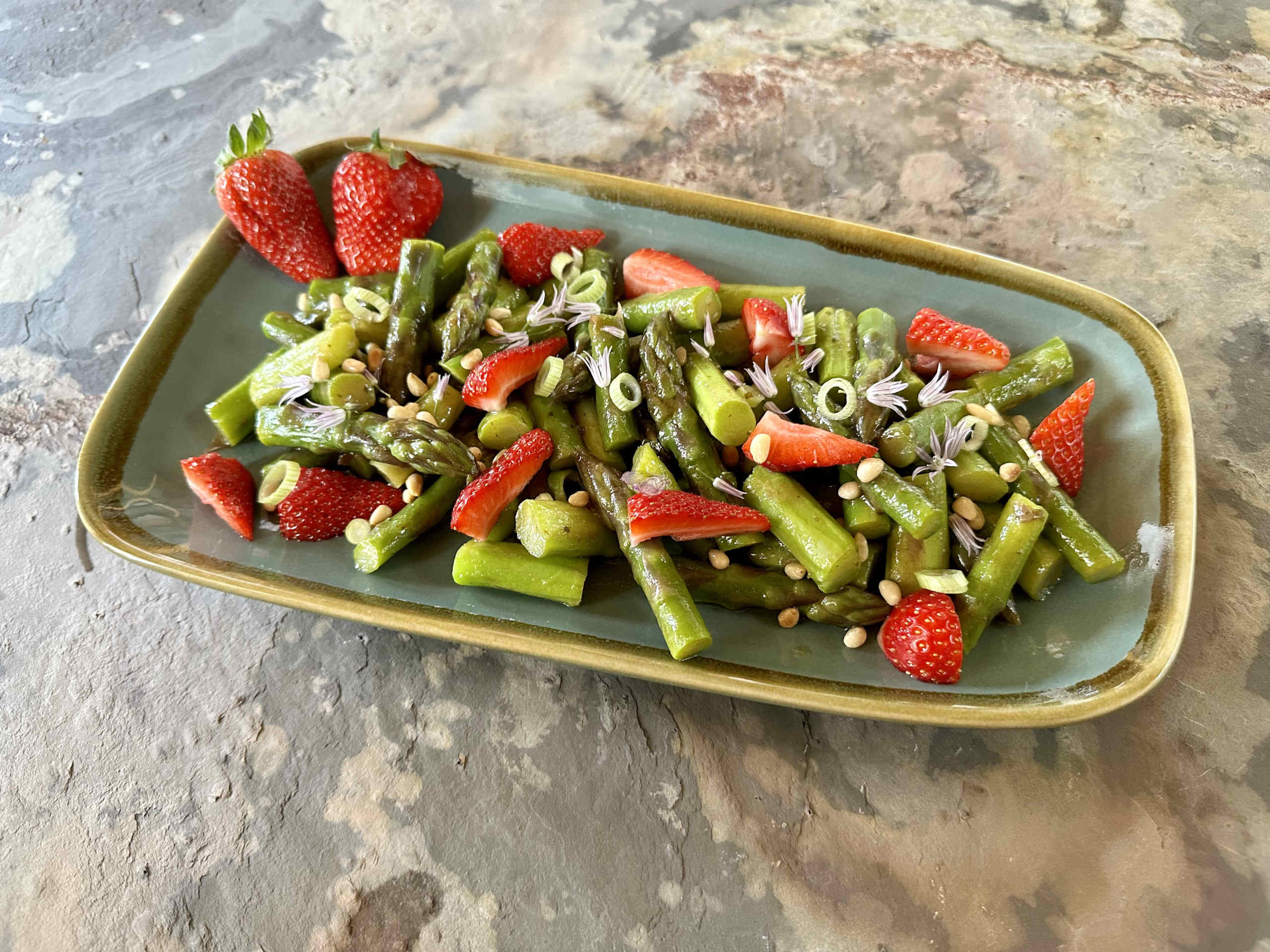 Strawberry Asparagus Salad