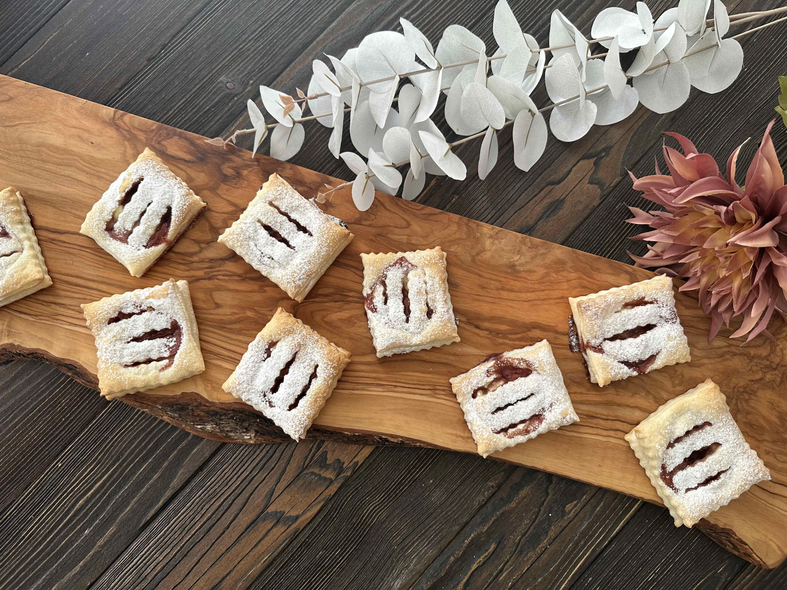 Puff Pastry with pudding