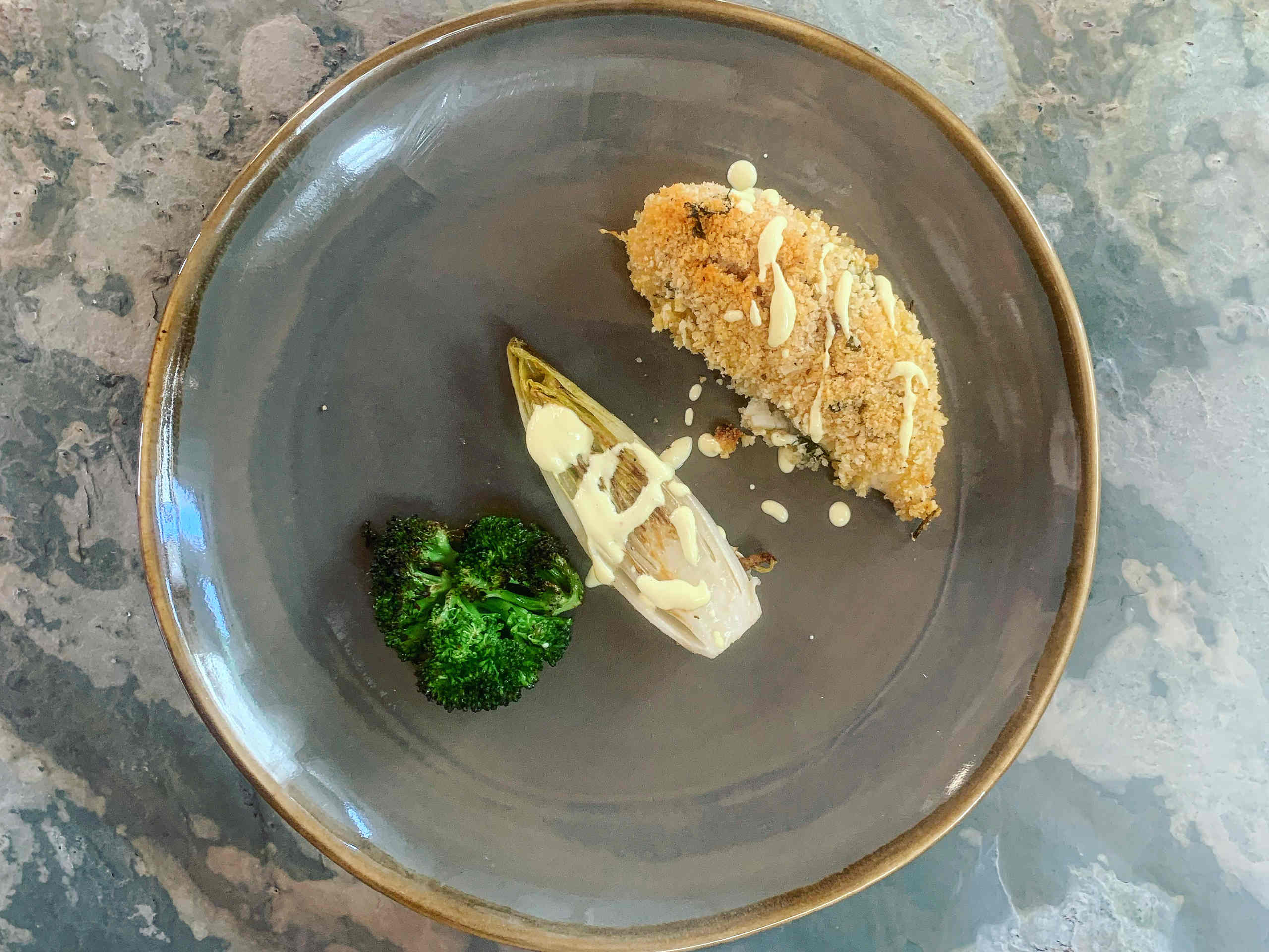 Chicken breast fillet with Parmesan crust