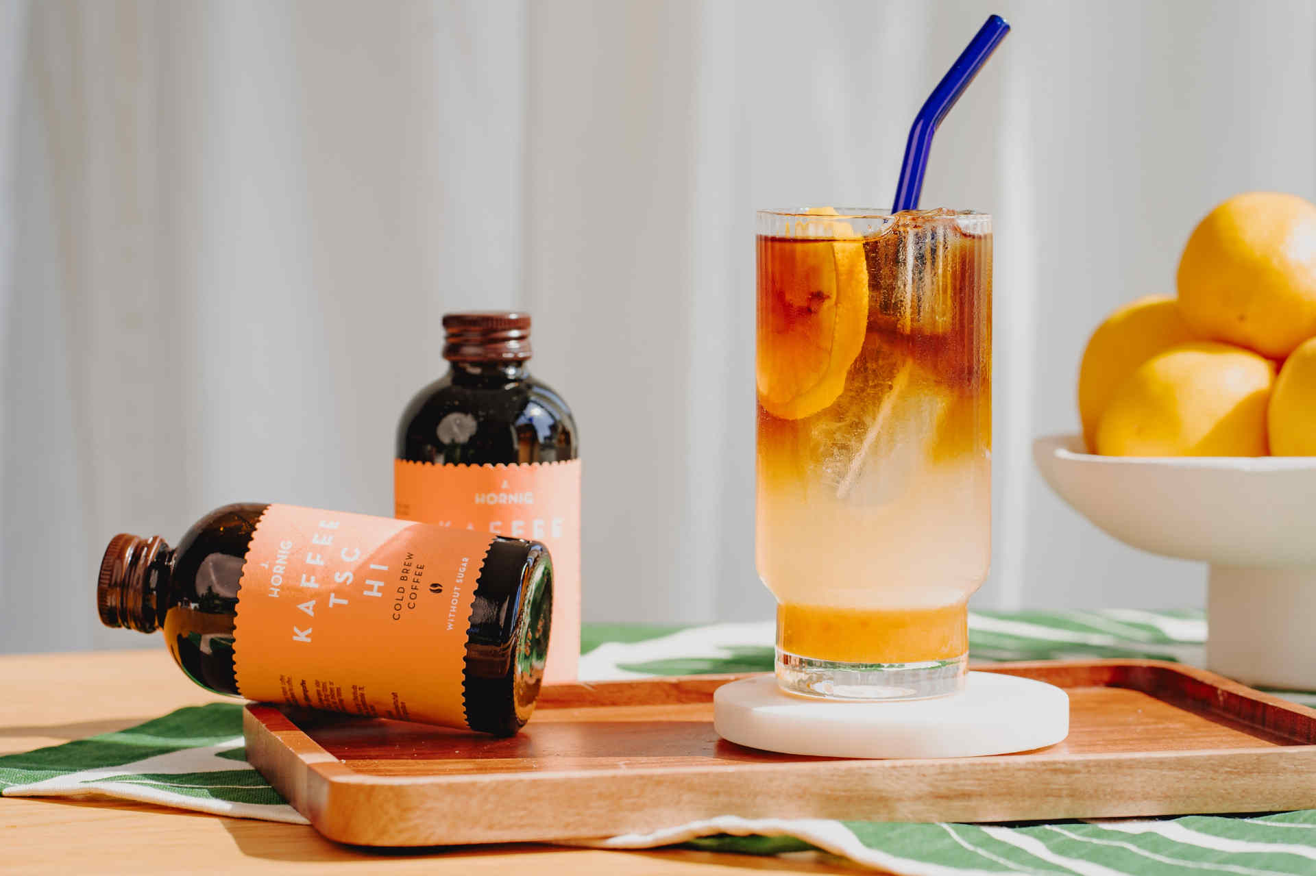 Spritzig, fruchtig, koffeinhaltig: Yuzu Kaffeetschi Lemonade